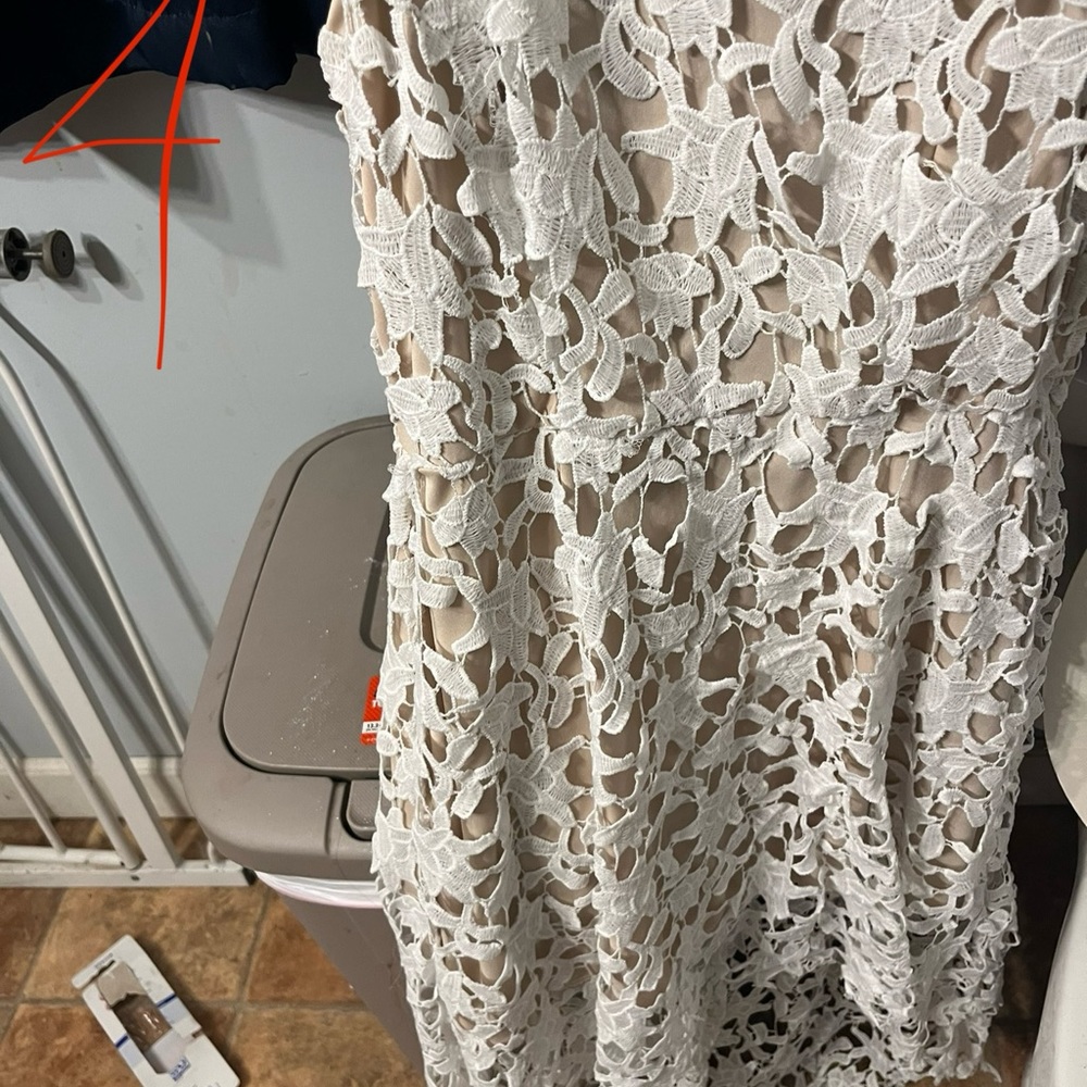 white dress